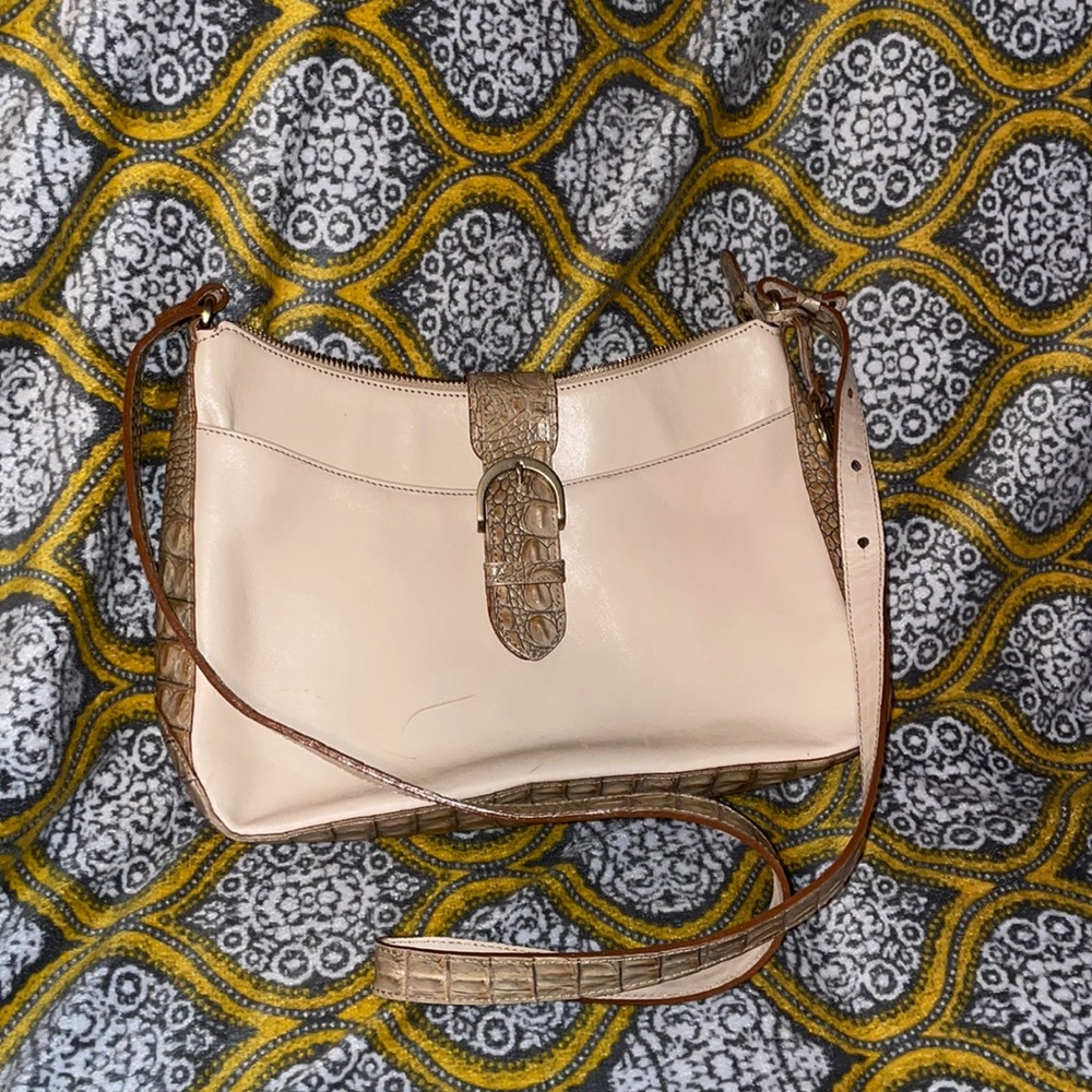Cream colored Brahmin bag